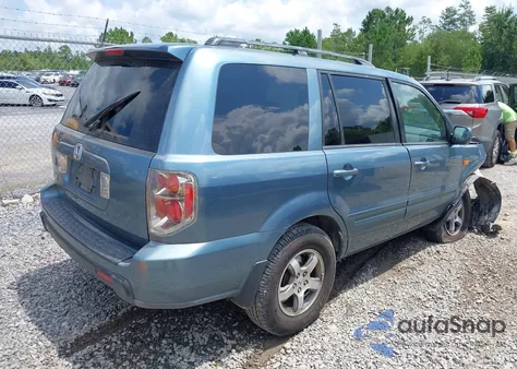 2007 Honda Pilot Ex from USA, damaged, VIN 5FNYF28467B034900